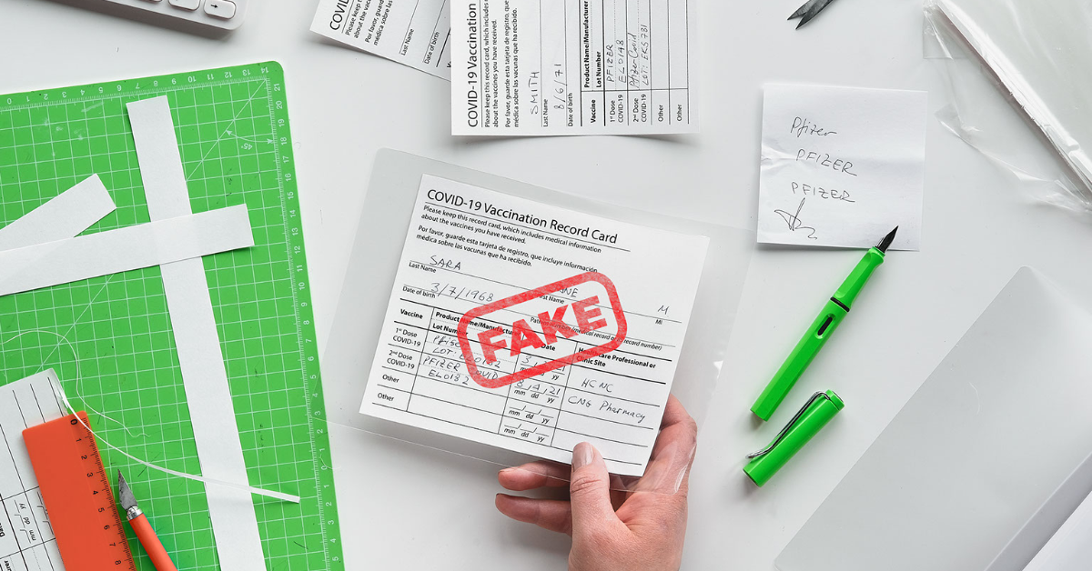 Fake Vaccine Passport 