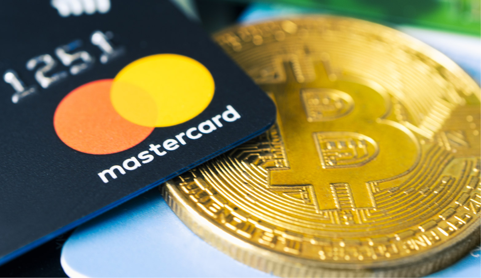 Mastercard with "bitcoin"
